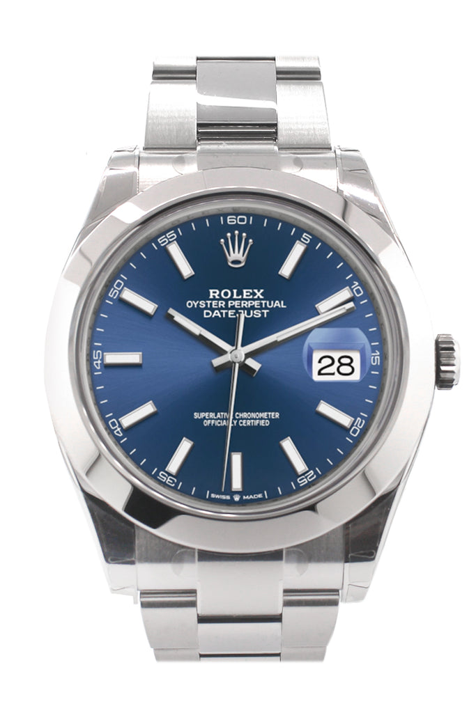 Rolex Datejust 41 Blue Dial Automatic Men s Watch 126300