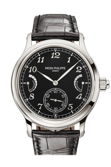 Patek Philippe Grand Complications Black Enamel Dial Watch 6301P-001