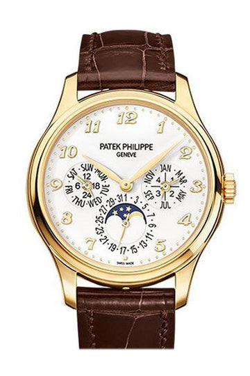 Patek Philippe Calatrava 18k yellow Gold White Dial 38mm Men's Watch 5327J-001 DCM