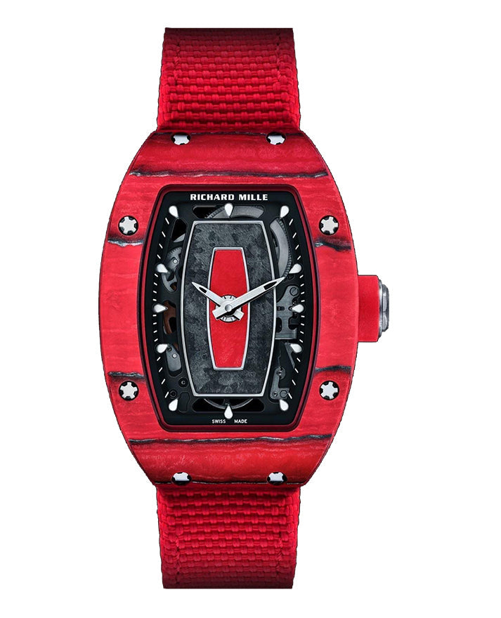 Richard Mille Automatic Racing Red Carbon Black Red Dial RM 07-01 - BRAND NEW