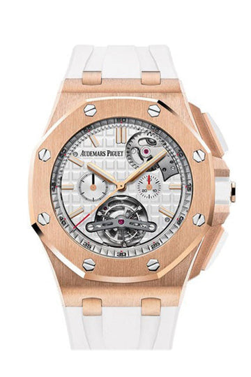 Audemars Piguet Royal Oak Offshore Tourbillon Silver Dial Automatic Men's Watch 26540OR.OO.A010CA.01