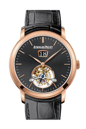 Audemars Piguet Jules Audemars Tourbillon Black Dial Men's Watch 26559OR.OO.D002CR.01