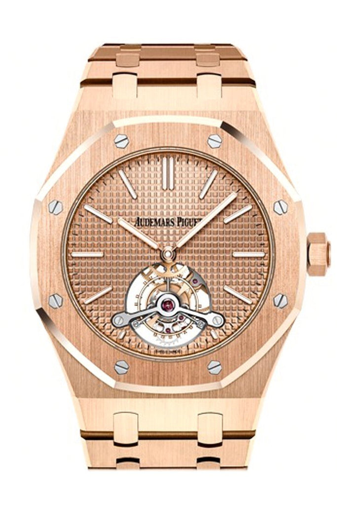 Audemars Piguet Royal Oak 41mm Pink gold-toned Dial Dial 18K Pink Gold Men's Watch 26515OR.OO.1220OR.01