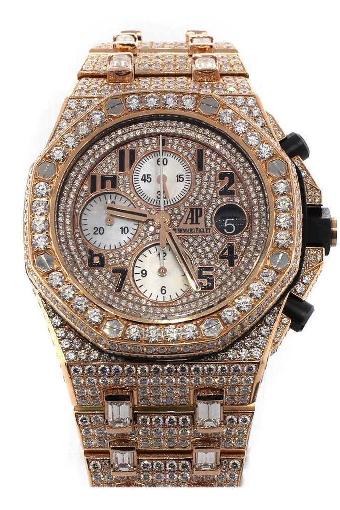 Audemars Piguet Custom Diamonds Royal Oak Offshore Chronograph Men's W