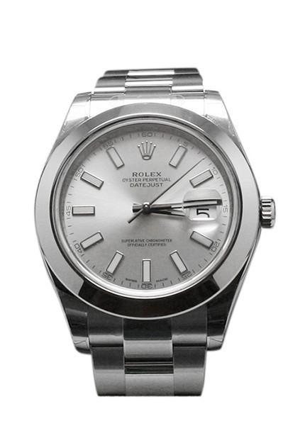 Rolex Datejust II 41 Silver Dial Steel Men's Watch 116300