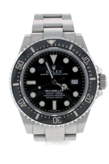 Rolex Sea Dweller Deepsea 44 Black Dial Stainless Steel Men's Watch 116660