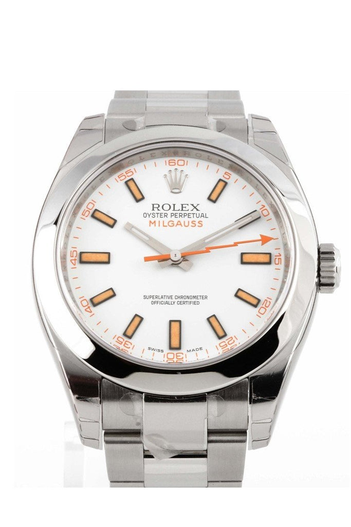 Rolex Milgauss White Dial Men's Watch 116400 DC