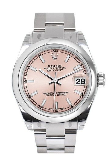 Rolex Datejust 31 Pink Dial Steel Ladies Watch 178240