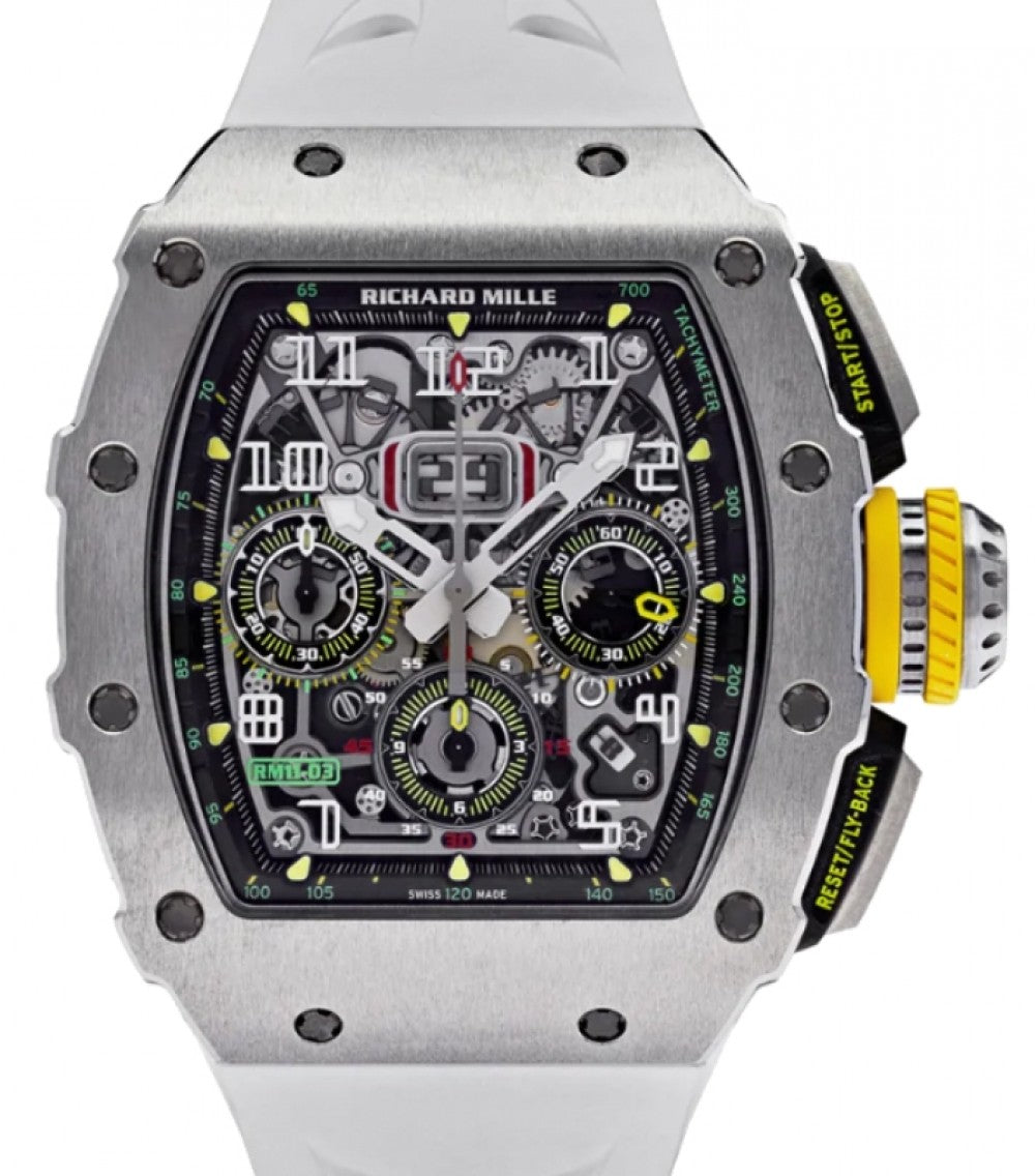 Reche Rd Mille Richard Mille Automatic Flyback Chronograph Titanium RM 11-03